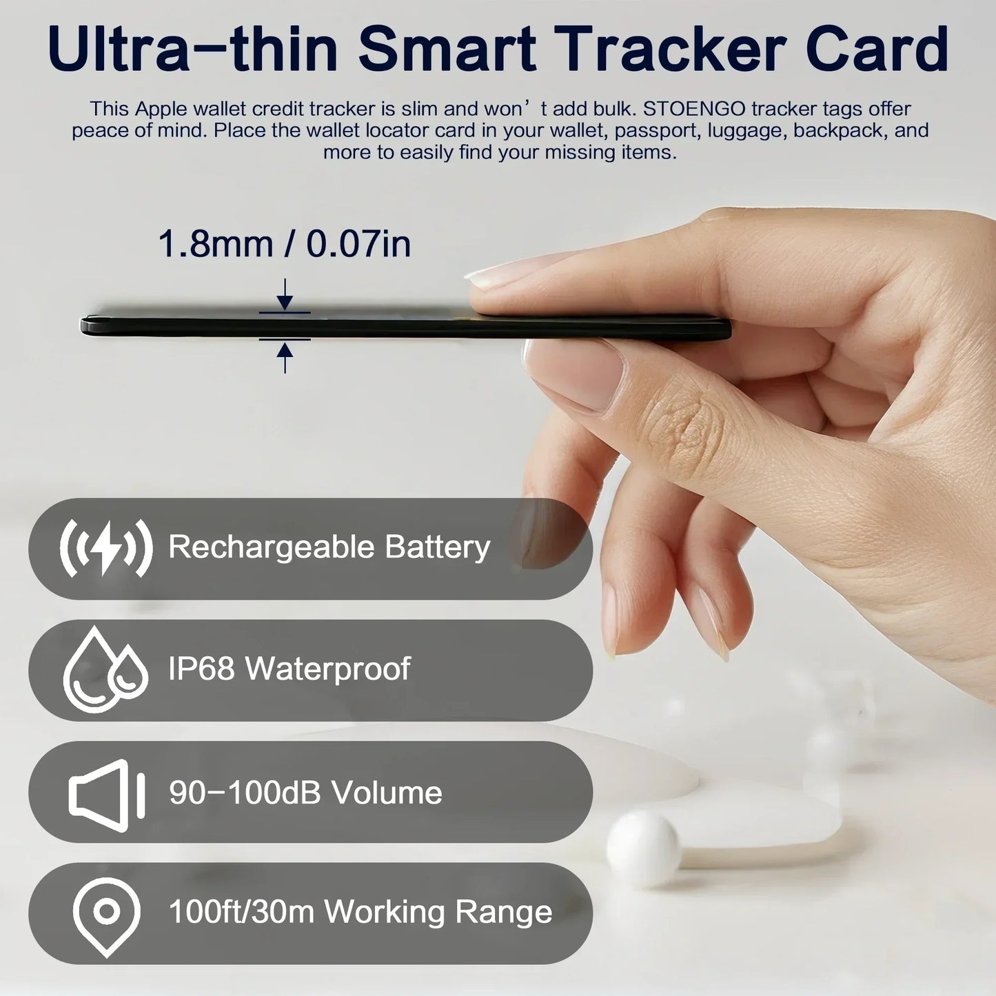 Ultra-Thin Bluetooth Tracker™
